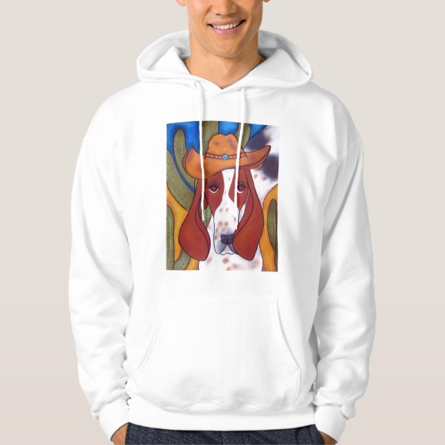 sudadera con capucha del perro del desierto de (Anverso)
