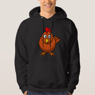Sudadera con capucha del pollo de la gallina del