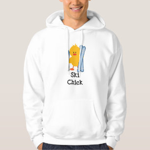 Sudadera con capucha del polluelo del esquí