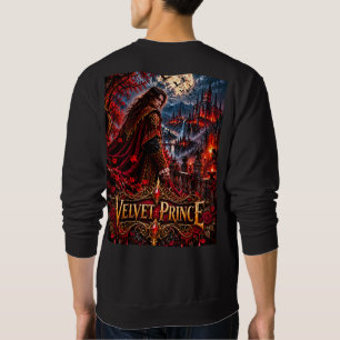 Sudadera con capucha del príncipe gótico vampiro d