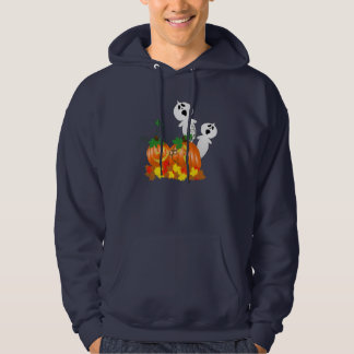 Sudadera con capucha del remiendo de la calabaza