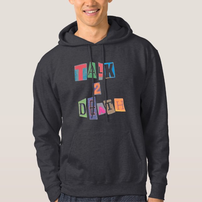 Sudadera con capucha del rescate de Talk2Death (Anverso)