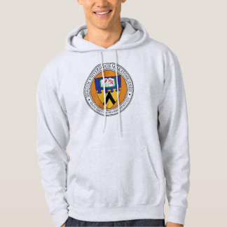 Sudadera con capucha del sello de la universidad