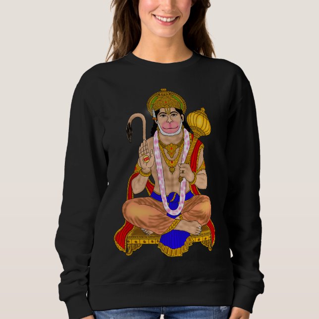 Sudadera con capucha del Señor Hanuman: ropa de in (Anverso)