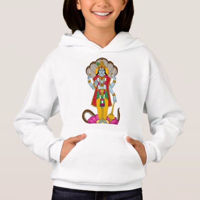 Sudadera con capucha del Señor Vishnu (Anverso)