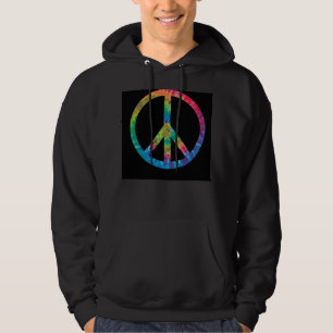 Sudadera con capucha del signo de la paz del