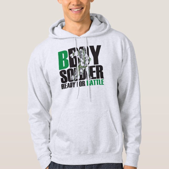 Sudadera con capucha del soldado de BBoy (Anverso)