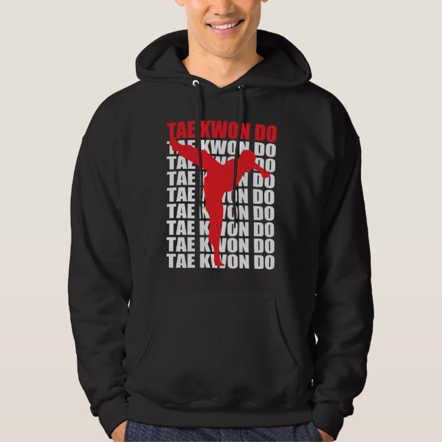 Sudadera con capucha del Taekwondo (Anverso)
