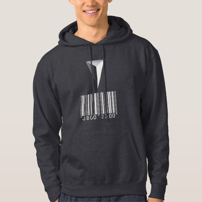 Sudadera con capucha del tatuaje del código de (Anverso)