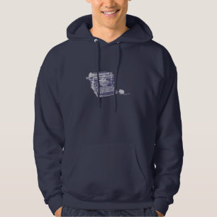 Sudadera con capucha del teclado y del ratón del
