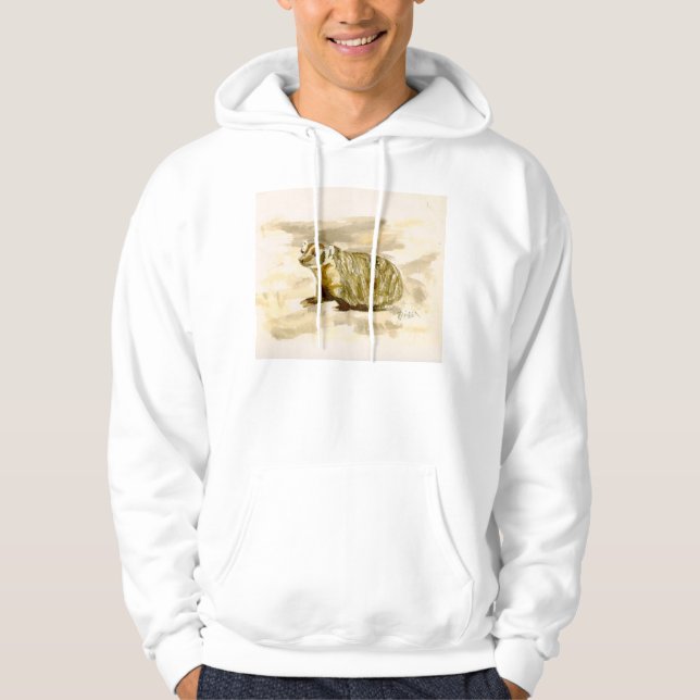 Sudadera con capucha del tejón (Anverso)