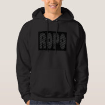 Sudadera con capucha del texto de ROPO