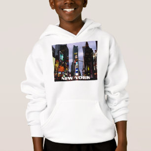Sudadera con capucha del Times Square del niño de