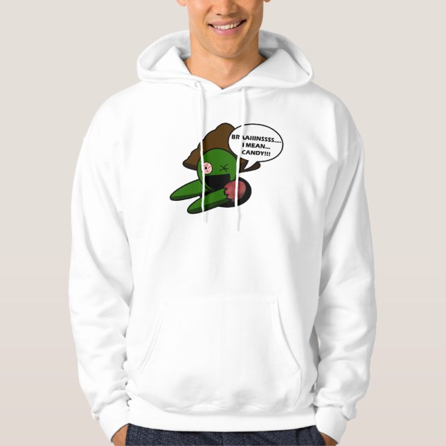 Sudadera con capucha del zombi de Halloween (Anverso)