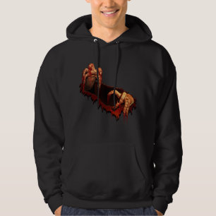 Sudadera con capucha del zombi del horror de la