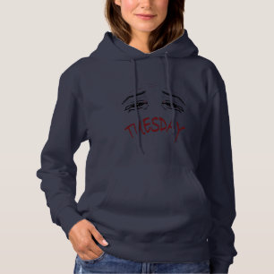 Sudadera con capucha desgastada para mujeres, agot