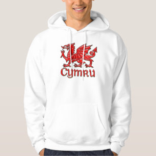 Sudadera con capucha día de País de Gales, St