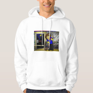 Sudadera con capucha divertida de "El León Barre E