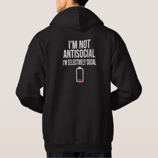 Sudadera con capucha divertida para introvertidos 