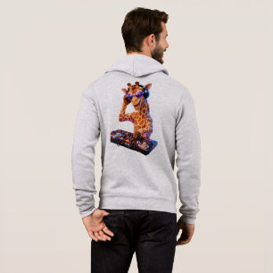 Sudadera con capucha DJ Giraffe 4D Party