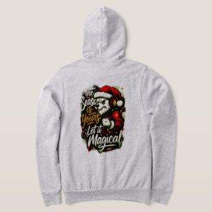 Sudadera con capucha DJ Holiday Bear de Navidad pa