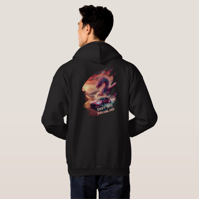 Sudadera con capucha Drift Into Dreamland (Reverso completo)