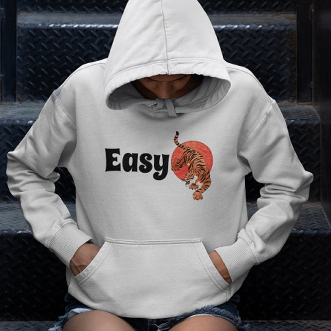 Sudadera con capucha Easy Tiger – Comodidad sarcás (Subido por el creador)