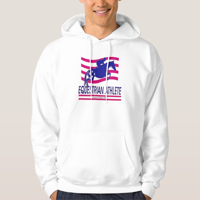 Sudadera con capucha ecuestre del atleta del (Anverso)