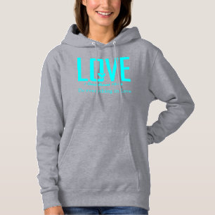 Sudadera con capucha "El amor siempre gana"