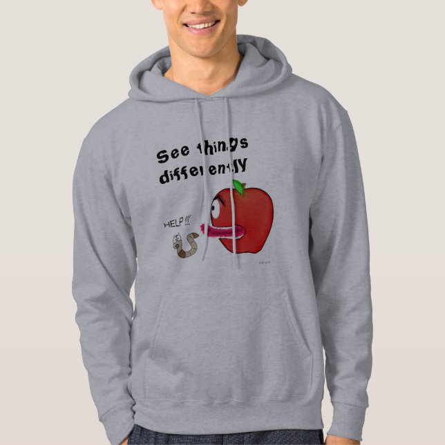 Sudadera con capucha enojada de Apple (Anverso)