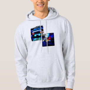 Sudadera con capucha enojada de la cara de los SS