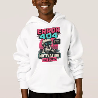 Sudadera con capucha Error 404: Motivación No Enco