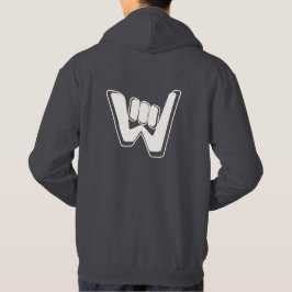 Sudadera con capucha esencial con logo de Wave and