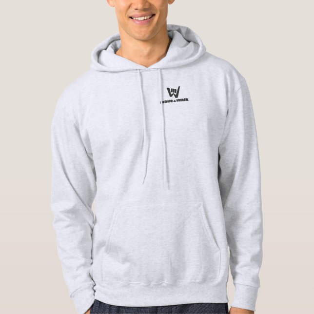 Sudadera con capucha Essential Logo Negro Wave and (Anverso)