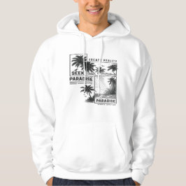 Sudadera con capucha estética de rayas minimalista