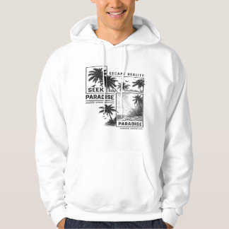 Sudadera con capucha estética de rayas minimalista
