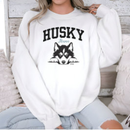 Sudadera con capucha estilo universitario Husky Ma