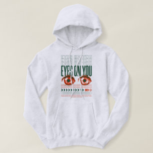 Sudadera con Capucha Eyes On You   Ropa Urbana Grá
