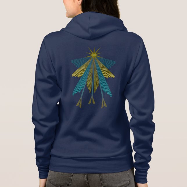 Sudadera con capucha Fairy Stars Zip (Reverso)