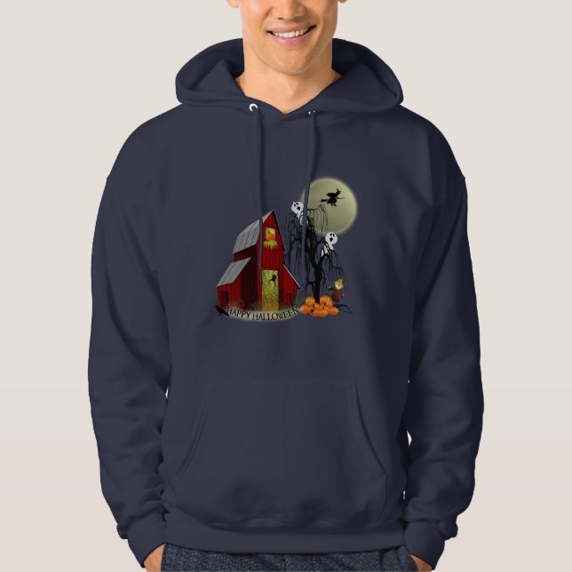 Sudadera con capucha fantasmagórica de Halloween (Anverso)