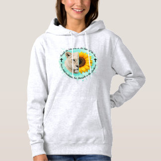 Sudadera con capucha Fe y Fuerza