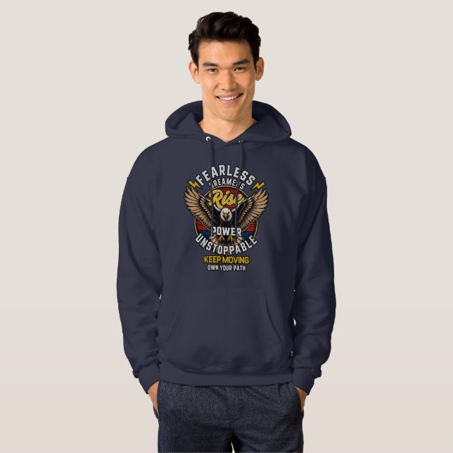 Sudadera con capucha Fearless Dreamers Eagle (Anverso completo)