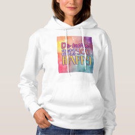 Sudadera con capucha feliz de la cita