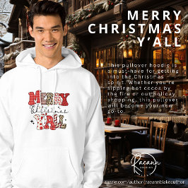 Sudadera con capucha Feliz Navidad a Todos