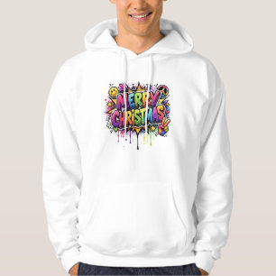 Sudadera con capucha Feliz Navidad Graffiti Cool B