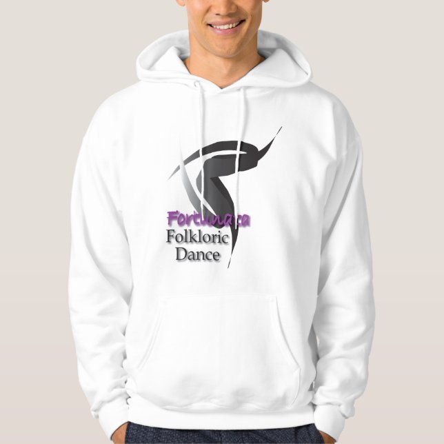 Sudadera con capucha folclórica de la danza de (Anverso)