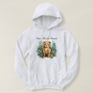 Sudadera con capucha Free As the Forest Bear - Bos