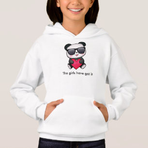 sudadera con capucha fresca de la panda