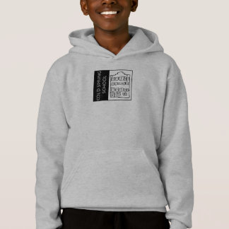 Sudadera con capucha fría de la juventud de la