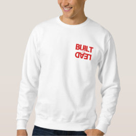 Sudadera con capucha frontal y trasera "Built to L